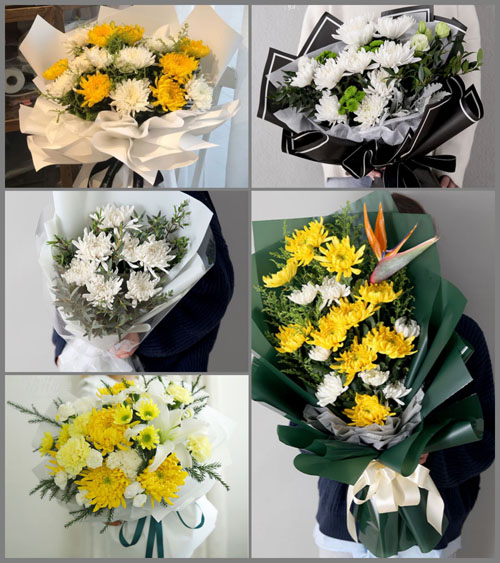 山西晋中寿阳县尹灵芝镇白事花束代送